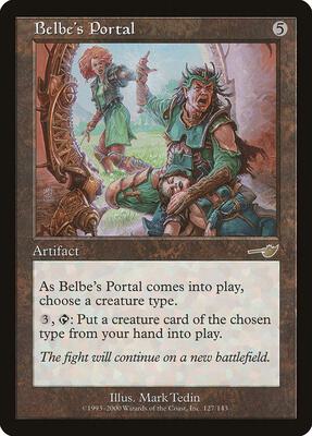 Belbe's Portal card from Nemesis