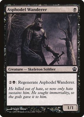 Asphodel Wanderer card from Theros