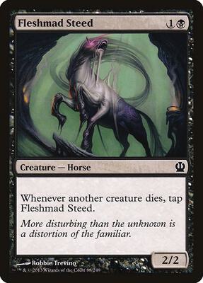 Fleshmad Steed card from Theros