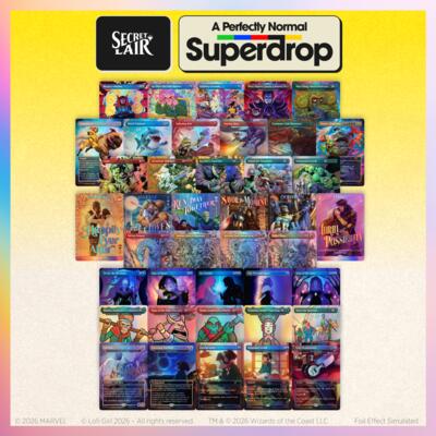 Secret Lair: A Perfectly Normal Superdrop: A Very Regular Foil Bundle card from Secret Lair Drop Series