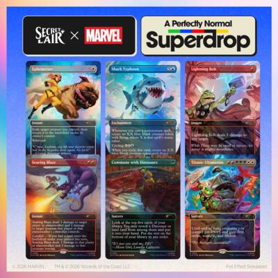 Secret Lair Drop: Secret Lair x Marvel: Earth's Mightiest Pets - Traditional Foil Edition card from Secret Lair Drop Series