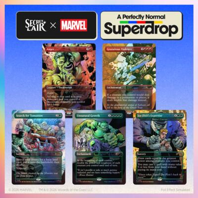 Secret Lair Drop: Secret Lair x Marvel: Hulk SMASH! - Traditional Foil Edition card from Secret Lair Drop Series