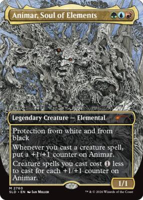 Animar, Soul of Elements (2760) card from Secret Lair Drop Series
