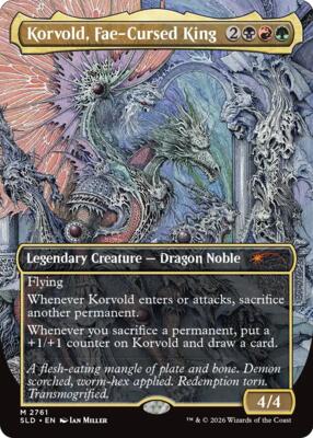 Korvold, Fae-Cursed King (2761) card from Secret Lair Drop Series