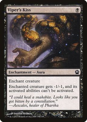 Viper's Kiss card from Theros