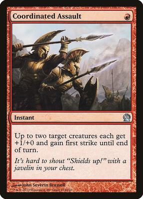 Coordinated Assault card from Theros