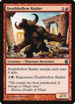 Deathbellow Raider card from Theros