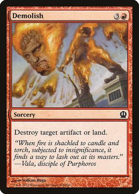Demolish card from Theros