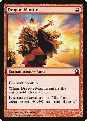 Dragon Mantle card from Theros