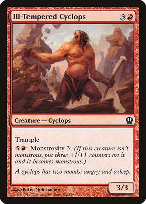 Ill-Tempered Cyclops card from Theros