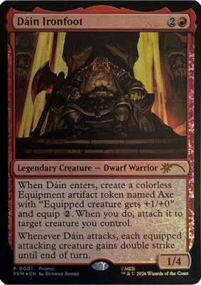 Dain Ironfoot card from Media Promos