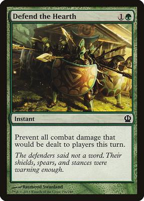 Defend the Hearth card from Theros