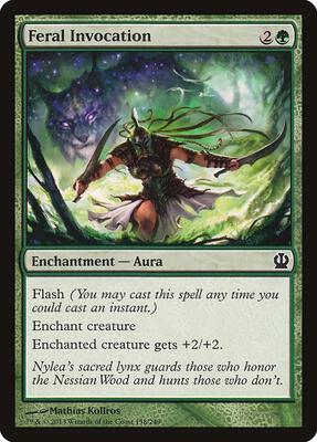 Feral Invocation card from Theros