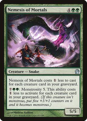 Nemesis of Mortals card from Theros