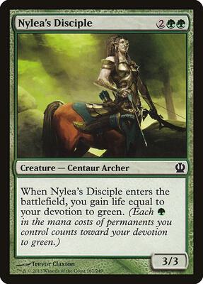 Nylea's Disciple card from Theros