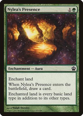Nylea's Presence card from Theros