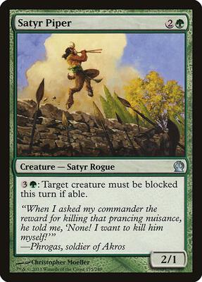 Satyr Piper card from Theros