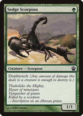 Sedge Scorpion card from Theros