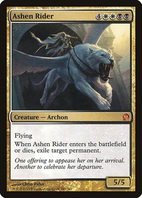Ashen Rider card from Theros