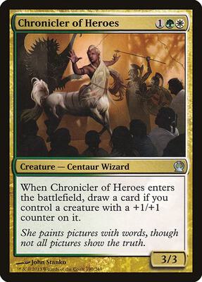 Chronicler of Heroes card from Theros