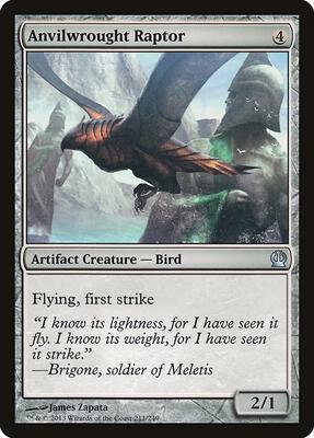 Anvilwrought Raptor card from Theros