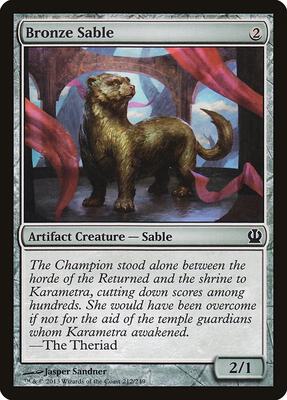 Bronze Sable card from Theros