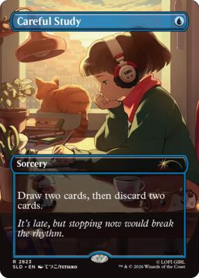 Careful Study (2823) card from Secret Lair Drop Series