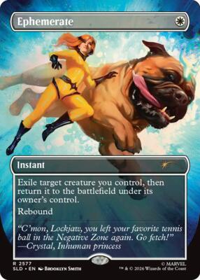 Ephemerate (2577) card from Secret Lair Drop Series
