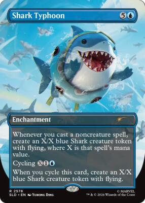 Shark Typhoon card from Secret Lair Drop Series