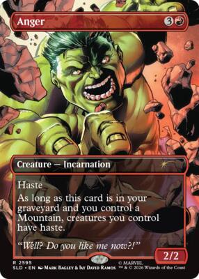 Anger (2595) card from Secret Lair Drop Series