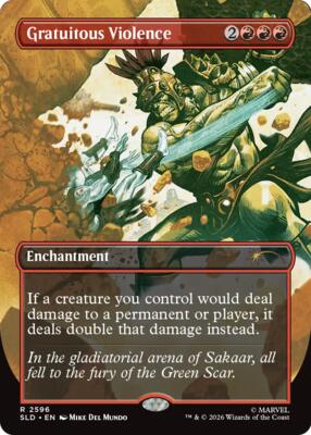 Gratuitous Violence card from Secret Lair Drop Series