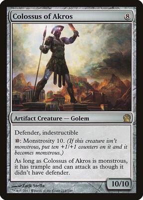Colossus of Akros card from Theros