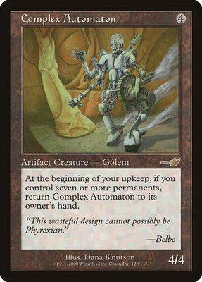 Complex Automaton card from Nemesis