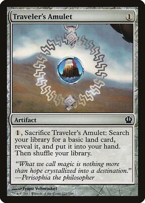 Traveler's Amulet card from Theros