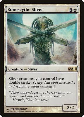 Bonescythe Sliver card from Media Promos