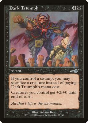 Dark Triumph card from Nemesis
