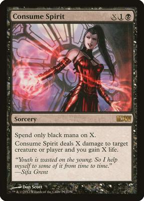 Consume Spirit (IDW Comics 2012) card from Media Promos