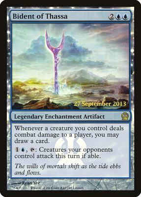 Bident of Thassa card from Launch Party & Release Event Promos