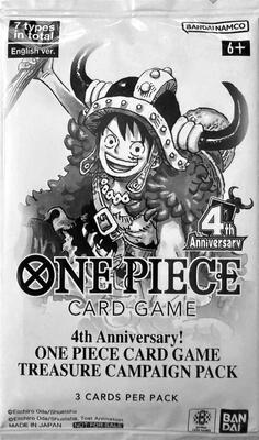 4th Anniversary One Piece Card Game Treasure Campaign Pack card from One Piece Promotion Cards