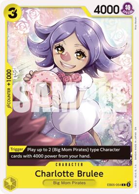 Charlotte Brulee card from Extra Booster: One Piece Heroines Edition Vol. 2