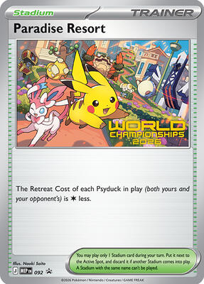 Paradise Resort - 092 (World Championships 2026) card from ME: Mega Evolution Promo
