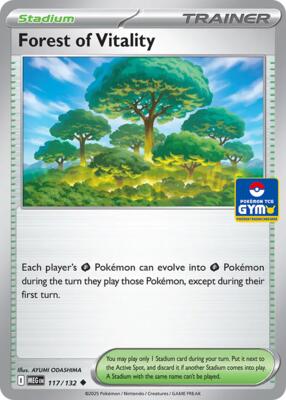 Forest of Vitality - 117/132 (GYM) card from Southeast Asia Exclusives