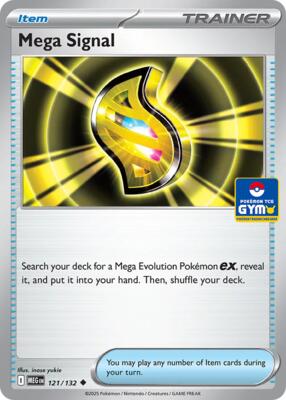 Mega Signal - 121/132 (GYM) card from Southeast Asia Exclusives