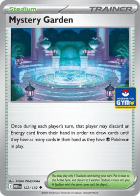 Mystery Garden - 122/132 (GYM) card from Southeast Asia Exclusives