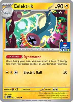 Eelektrik - 031/086 (GYM) card from Southeast Asia Exclusives