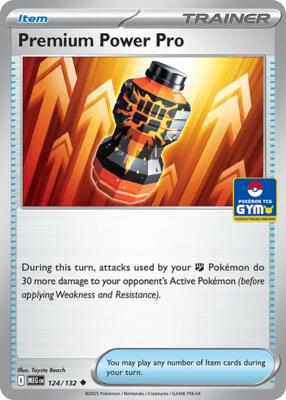 Premium Power Pro - 124/132 (GYM) card from Southeast Asia Exclusives