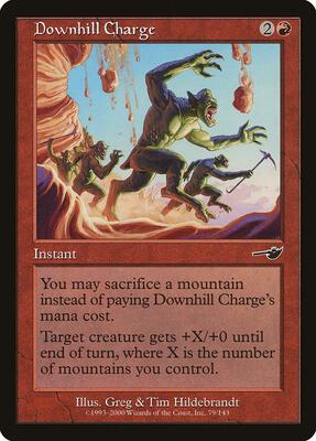 Downhill Charge card from Nemesis