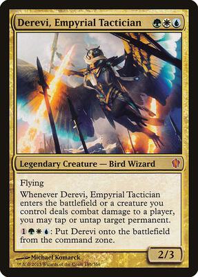 Derevi, Empyrial Tactician card from Commander 2013
