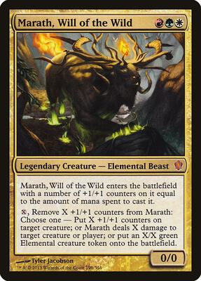 Marath, Will of the Wild card from Commander 2013