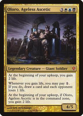 Oloro, Ageless Ascetic card from Commander 2013